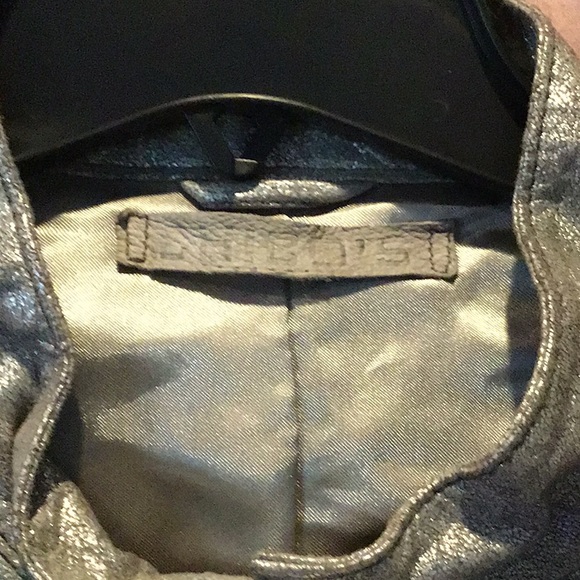 Chico’s Silver metallic jacket - Picture 3 of 4